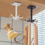 آویز دیواری کفگیر و ملاقه پایه چرخشی بسته 1 عددی - Image 4