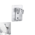 نگهدارنده چسبی سردوش حمام نقره ای