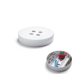 باکس نخ و سوزن و جواهرات فانتزی طرح دکمه