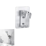 نگهدارنده چسبی سردوش حمام نقره ای - Image 2