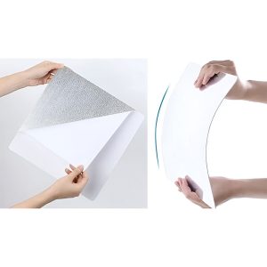 آینه نشکن چسب دار مربع 20×20