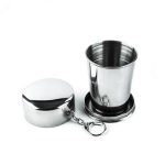 لیوان استیل مسافرتی مدل تاشو