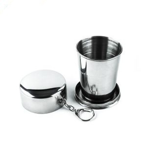 لیوان استیل مسافرتی مدل تاشو