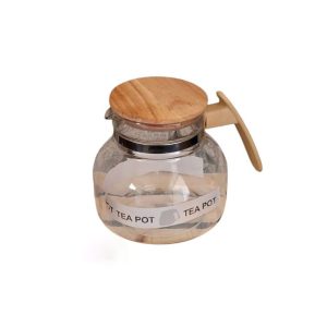 قوری پیرکس درب چوبی هپی هوم