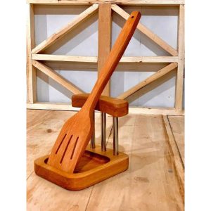 جا قاشقی ایستاده چوبی