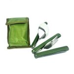 ست قاشق و چنگال و چاقوی سفری کوهنوردی