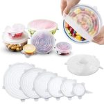 درپوش سیلیکونی ظروف 6 عددی گرد