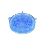 درپوش سیلیکونی ظروف 6 عددی گرد