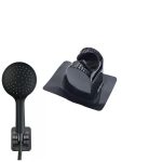 نگهدارنده چسبی سردوش حمام مشکی - Image 2