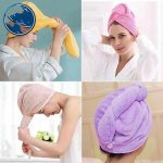 حوله سر جادویی حمام دکمه دار - Image 7