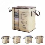 بقچه لباس زیپ دار مای هوم طرح بارکد