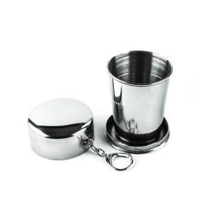 لیوان استیل مسافرتی مدل تاشو