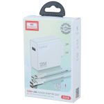 شارژر دیواری 120 وات ارلدام ES-EU48 6A + کابل تایپ سی - Image 4